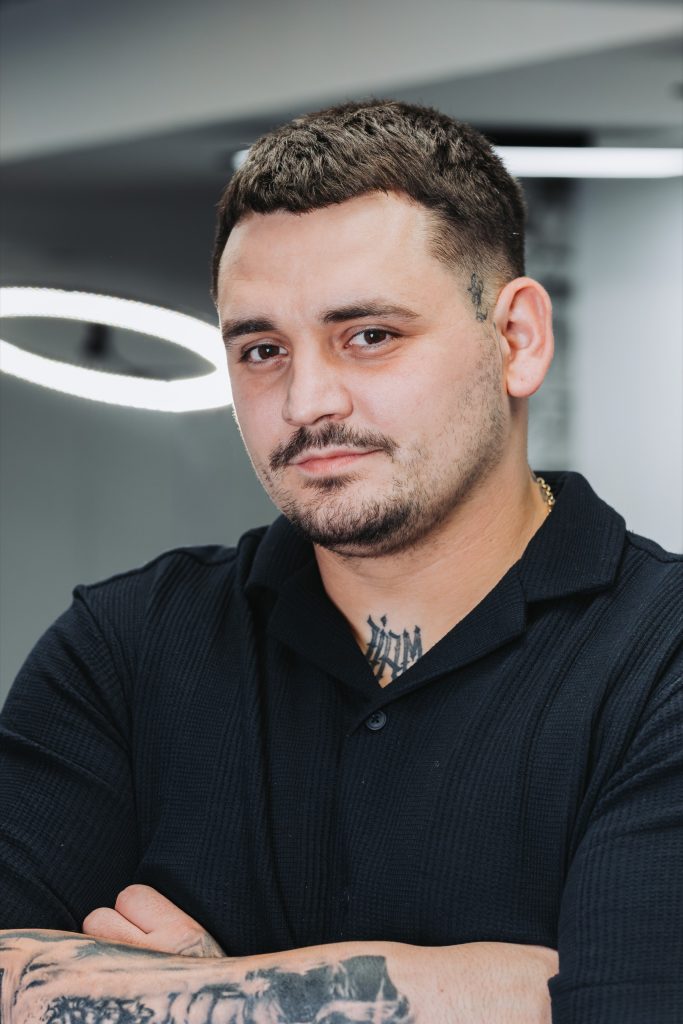 Lukas Mattmer, Inhaber des Tattoostudios Imperial in Bobingen